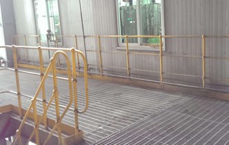 平臺(tái)走道鋼格柵案例